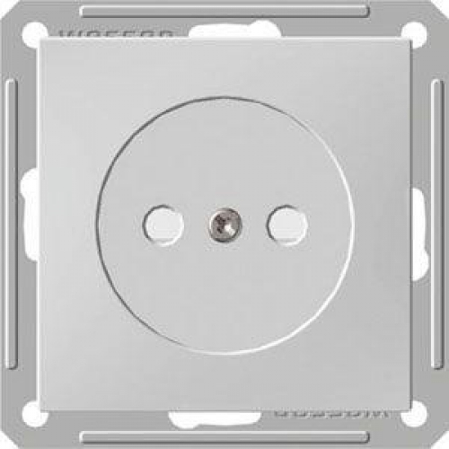 Розетка 1-м СП W59 16А IP20 без заземл. защ. шторки механизм бел. SE RS16-151-1-86 RS16-151-1-86