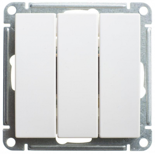 Выключатель 3-кл. СП W59 10А IP20 10AX механизм бел. SE VS0510-351-1-86 VS0510-351-1-86