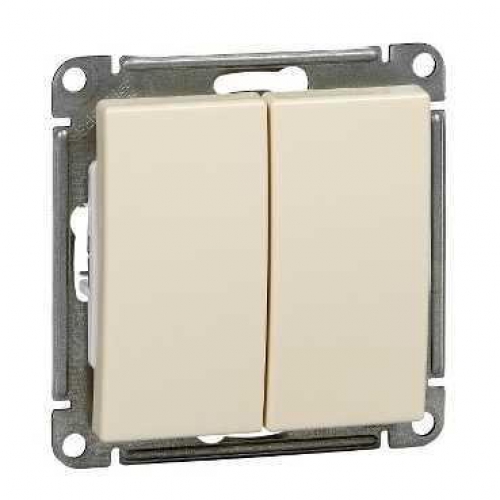 Выключатель 2-кл. СП W59 10А IP20 10AX механизм сл. кость SE VS510-252-2-86 VS510-252-2-86