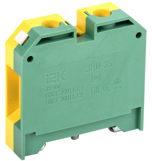 Зажим наборный ЗНИ-35PEN 35кв.мм (JXB-земля) IEK YZN20-035-K52 YZN20-035-K52