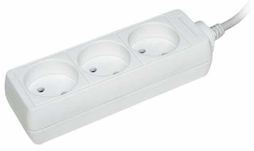 Удлинитель 3х3м без заземл. 10А IP20 У3 2P 250В 2х0.75 IEK WYP10-06-03-03-N WYP10-06-03-03-N