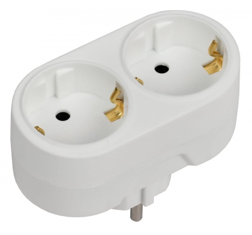 Разветвитель 2-м 16А IP20 Т-01/02 кругл. IEK WTP10-16-02 WTP10-16-02