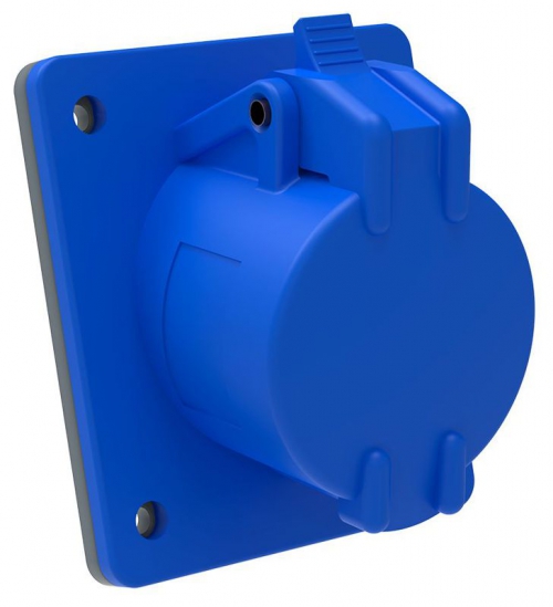 Розетка СП Magnum 16А 220В 2P+PE ССИ-413 IP44 IEK PSN41-016-3 PSN41-016-3