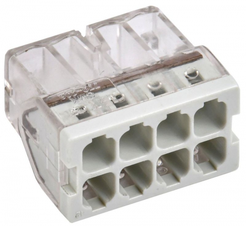 Клемма строительно-монтажная СМК 772-208 (уп.4шт) IEK UKZ30-208-004 UKZ30-208-004