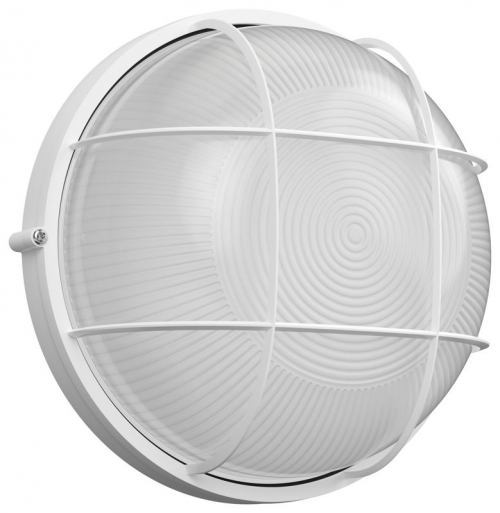 Светильник НПП 1102 100Вт E27 IP54 бел. круг с решеткой IEK LNPP0-1102-1-100-K01 LNPP0-1102-1-100-K01