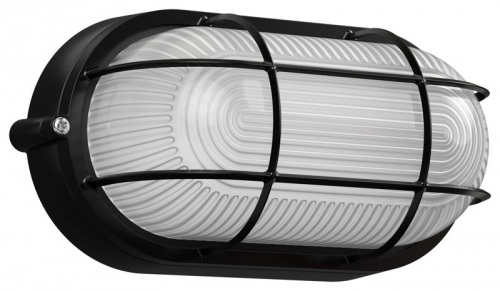 Светильник НПП 1402 60Вт E27 IP54 черн. овал с решеткой IEK LNPP0-1402-1-060-K02 LNPP0-1402-1-060-K02