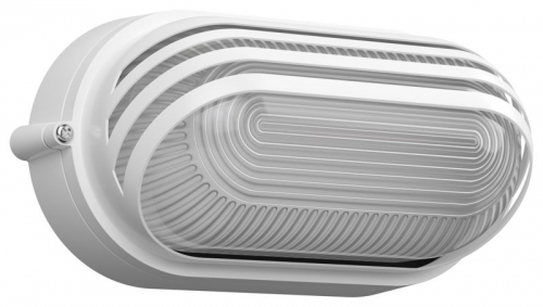 Светильник НПП 1407 60Вт E27 IP54 бел. овал ресничка IEK LNPP0-1407-1-060-K01 LNPP0-1407-1-060-K01