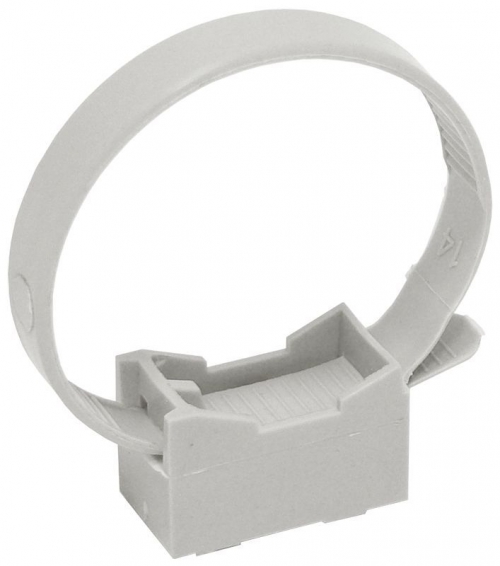 Держатель хомутный для труб со стяжкой d32-63 CFF2 сер. IEK CTA10MP-CFF263-K41-100 CTA10MP-CFF263-K41-100