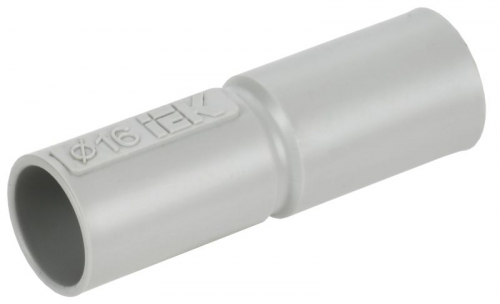 Муфта соединительная для жестких труб d16 GIG-16 IEK CTA10D-GIG16-K41-100 CTA10D-GIG16-K41-100