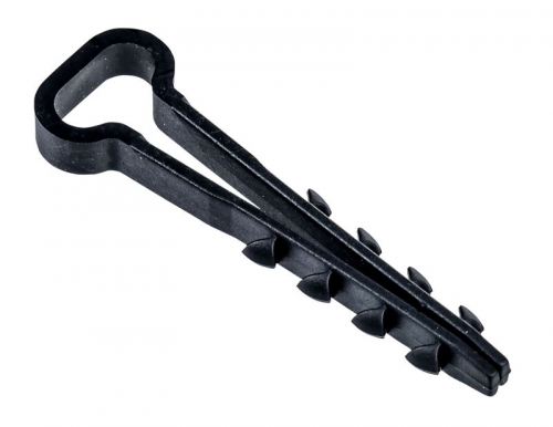 Дюбель-хомут 5х10мм для плоского кабеля нейлон черн. (уп.100шт) IEK UDH14-05-10-100-K02 UDH14-05-10-100-K02