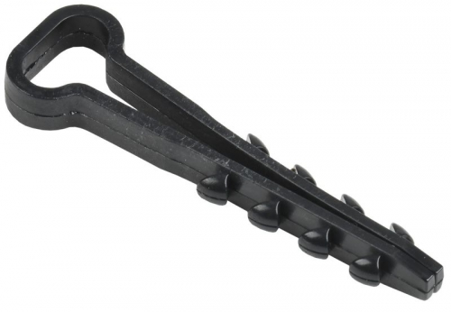 Дюбель-хомут 5х8мм нейлон черн. (уп.100шт) ИЭК UHH36-5-8-100 UHH36-5-8-100