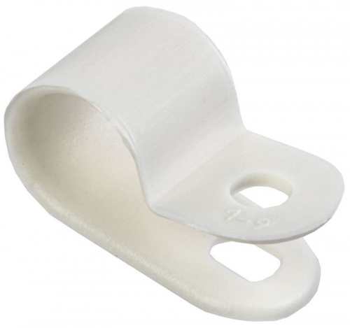 Скоба крепежная 9мм нейлон. бел. (уп.50шт) IEK USK11-09-050-K01 USK11-09-050-K01