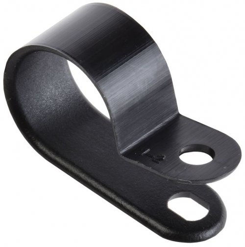 Скоба крепежная 16мм нейлон. черн. (уп.50шт) IEK USK11-16-050-K02 USK11-16-050-K02