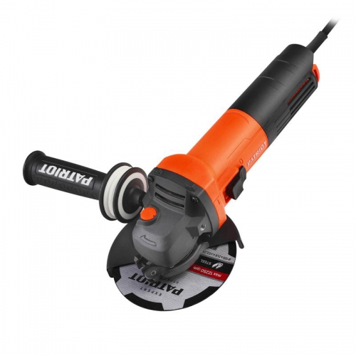 Машина углошлифовальная (УШМ) AG 125 тонкий корпус пылезащищенная 850Вт Диск 125мм PATRIOT 110301125 110301125