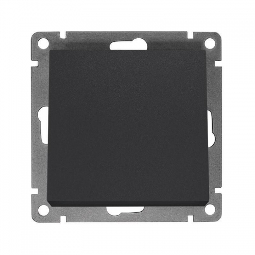 Выключатель 1-кл. СП Афина 10А IP20 механизм графит Universal A0021-Gr A0021-Gr