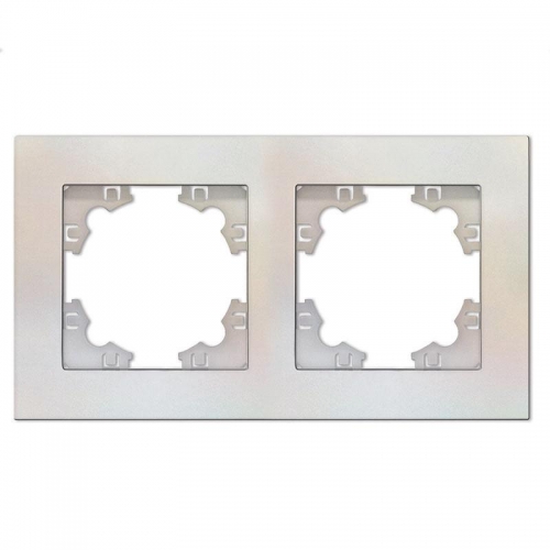 Рамка 2-м Афина универс. жемчуг Universal A0044-OBr A0044-OBr