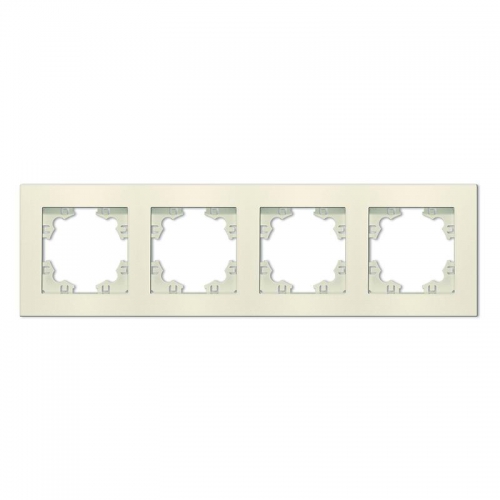 Рамка 4-м Афина универс. сл. кость (ivory) Universal A0046-I A0046-I