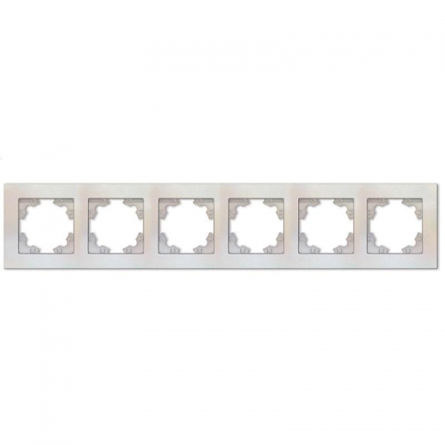 Рамка 6-м Афина универс. жемчуг Universal A1043-OBr A1043-OBr