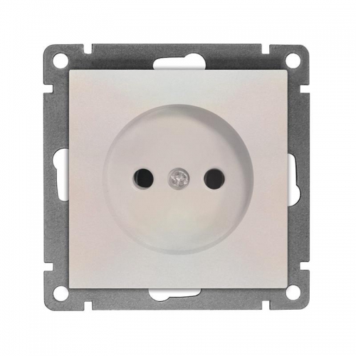 Розетка 1-м СП Афина 16А IP20 без заземл. механизм жемчуг Universal A0022-OBr A0022-OBr