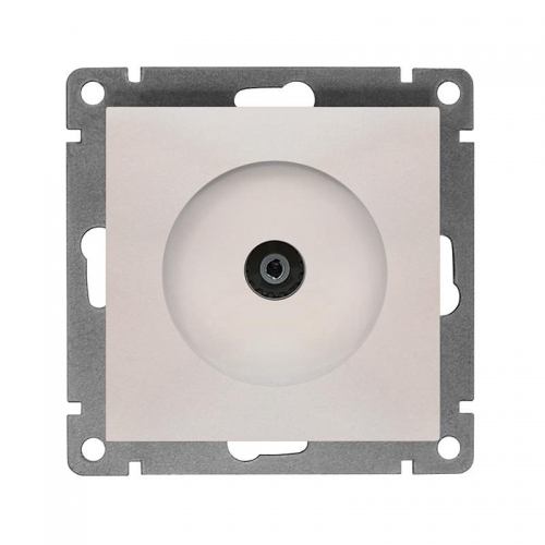 Розетка телевизионная TV 1-м СП Афина механизм жемчуг Universal A0027-OBr A0027-OBr