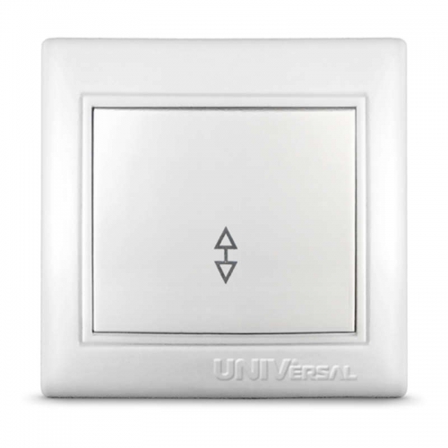 Переключатель проходной 1-кл. СП Севиль 10А IP20 бел. UNIVersal С0025 С0025