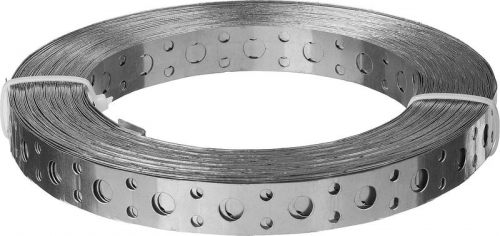 Лента перфорированная 12х0.55мм прямая накл. (уп.25м) Tech-KREP 123882 123882