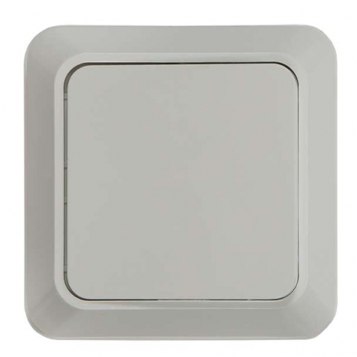 Выключатель 1-кл. ОП Bolleto 10А IP20 7021 бел. ASD / IN HOME 4680005959747 4680005959747