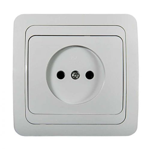 Розетка 1-м СП Classico 2022 16А IP20 бел. ASD / IN HOME 4680005959891 4680005959891