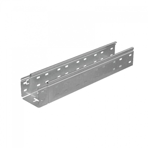 Лоток листовой перфорированный 100х80 L3000 сталь 0.7мм 