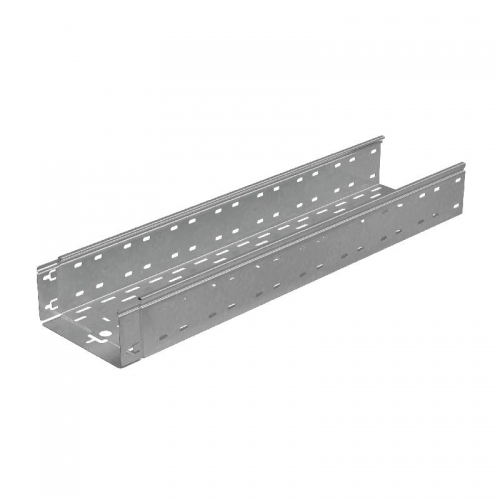 Лоток листовой перфорированный 200х100 L3000 сталь 0.7мм 