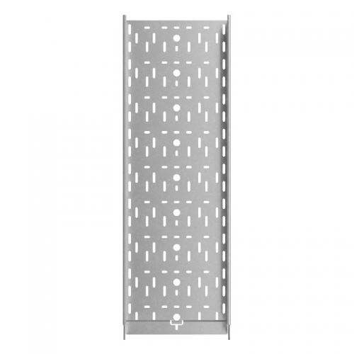 Лоток листовой перфорированный 300х100 L3000 сталь 0.8мм 