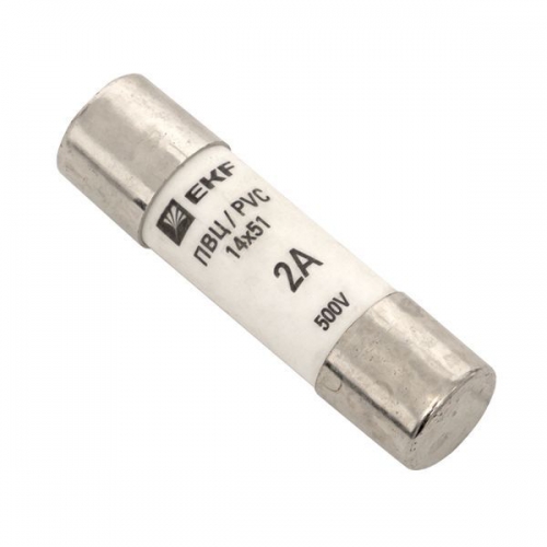 Вставка плавкая цилиндрическая ПВЦ 14х51 2А EKF pvc-14x51-2 pvc-14x51-2