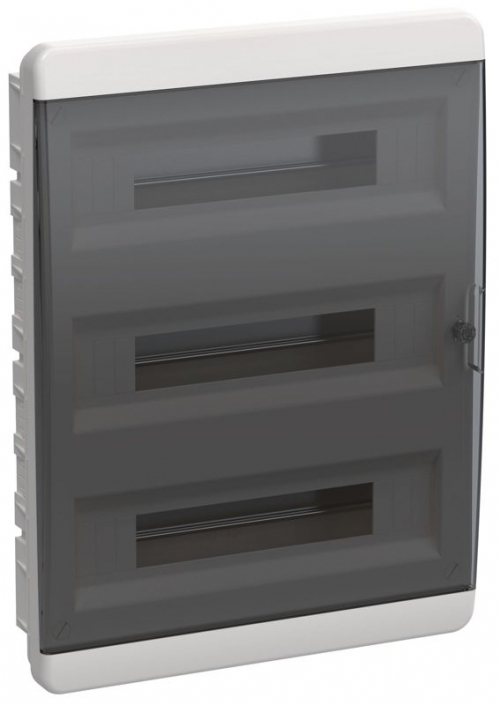 Корпус пластиковый ЩРВ-П-54 IP41 черн. прозр. дверь TEKFOR IEK TF5-KP12-V-54-41-K01-K03 TF5-KP12-V-54-41-K01-K03