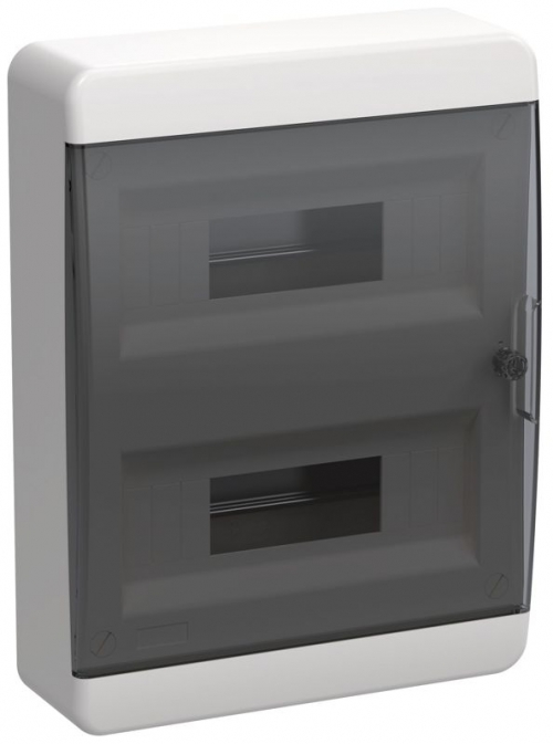Корпус пластиковый ЩРН-П-24 IP41 черн. прозр. дверь TEKFOR IEK TF5-KP12-N-24-41-K01-K03 TF5-KP12-N-24-41-K01-K03