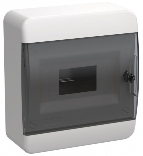 Корпус пластиковый ЩРН-П-8 IP41 черн. прозр. дверь TEKFOR IEK TF5-KP12-N-08-41-K01-K03 TF5-KP12-N-08-41-K01-K03