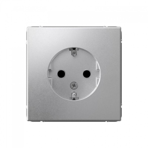 Розетка ArtGallery 16А с заземл. защ. шторки механизм алюм. SE GAL000345 GAL000345