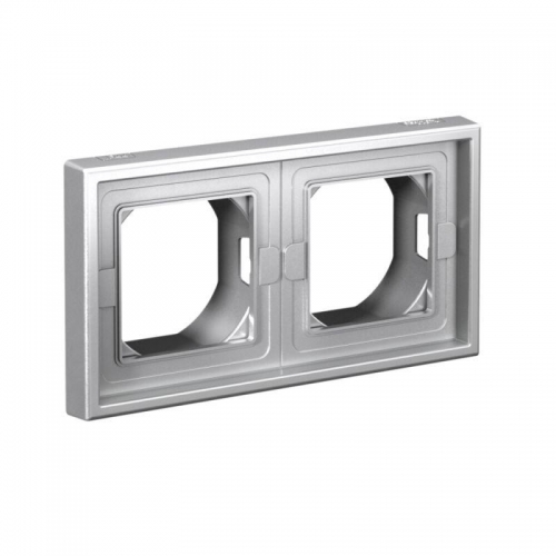 Рамка 2-м ArtGallery IP44 алюм. SE GAL440302 GAL440302