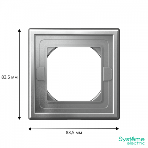 Рамка 1-м ArtGallery IP44 алюм. SE GAL440301 GAL440301