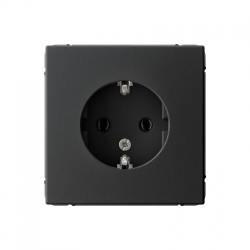 Розетка ArtGallery 16А с заземл. механизм карбон SE GAL001043 GAL001043