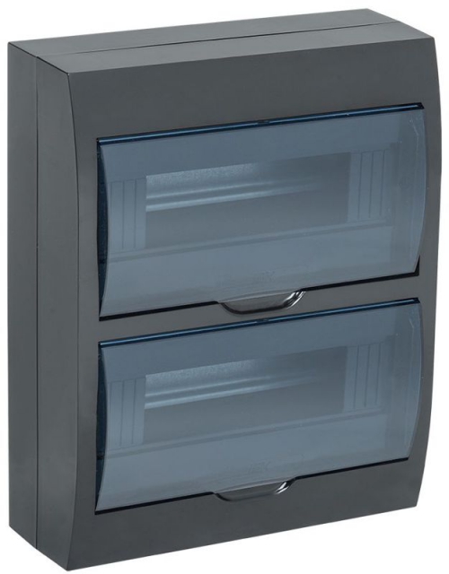 Корпус ЩРН-П-24 Krepta 3 IP41 навесной пластик. черн. IEK MKP12-N-24-41-K02 MKP12-N-24-41-K02