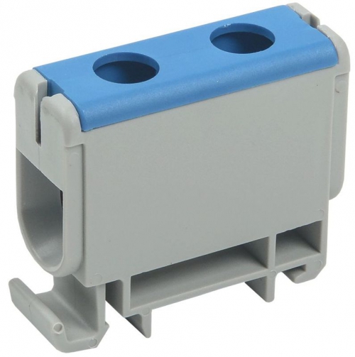 Клемма вводная силовая КВС 6-50кв.мм син. IEK YZN12-050-K07 YZN12-050-K07