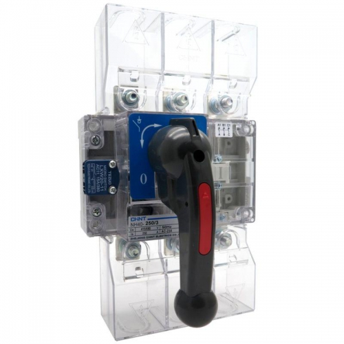 Выключатель-разъединитель 3п 100А стандарт. рукоятка управ. NH40-100/3 CHINT 393529 393529