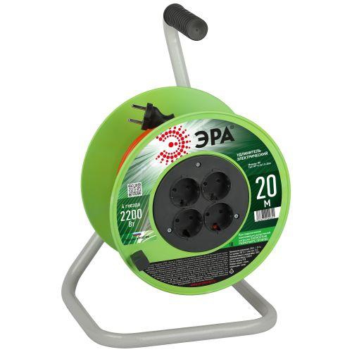 Удлинитель на катушке 4х20м без заземл. RP-4-2x1.0-20m ПВС 2х1 Эра Б0059781 Б0059781