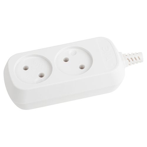 Колодка удлинителя KX-2 2-м без зазeмл. ЭРА Б0028330 Б0028330