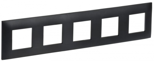Рамка 5-м SKANDY SK-F05Bl черн. IEK SK-M52-K02 SK-M52-K02