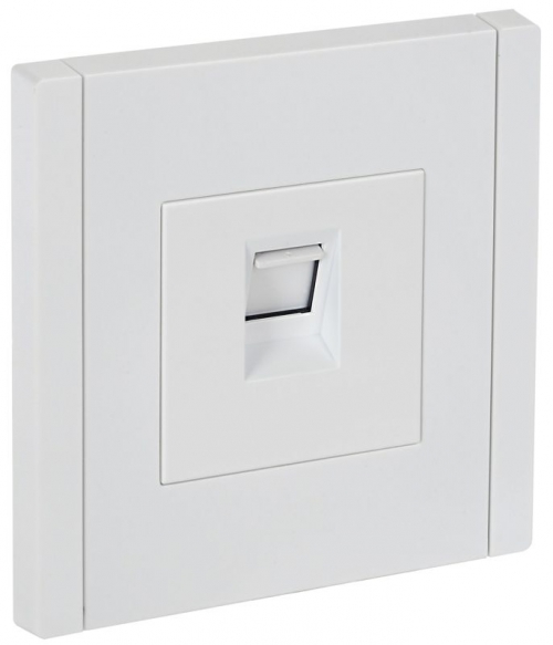 Розетка компьютерная RJ45 кат.5E FORTE&PIANO FP232 бел. IEK FP-K10-1-K01 FP-K10-1-K01