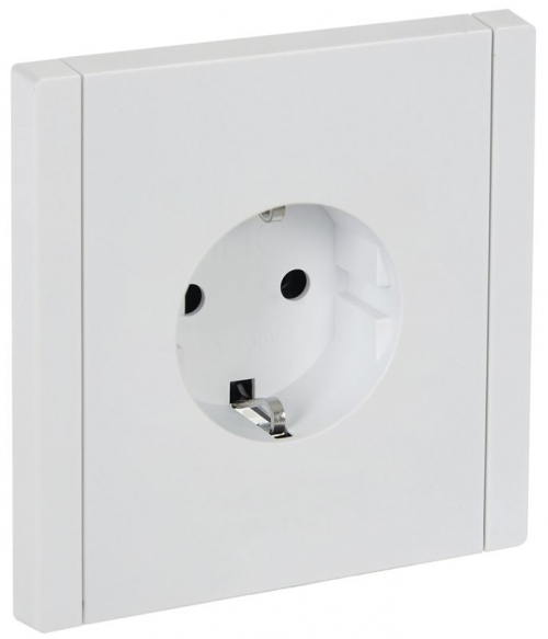 Розетка СП FORTE&PIANO FP214 16А с заземл. без защ. шторок безвинт. крепл. бел. IEK FP-R11-16-1-K01 FP-R11-16-1-K01