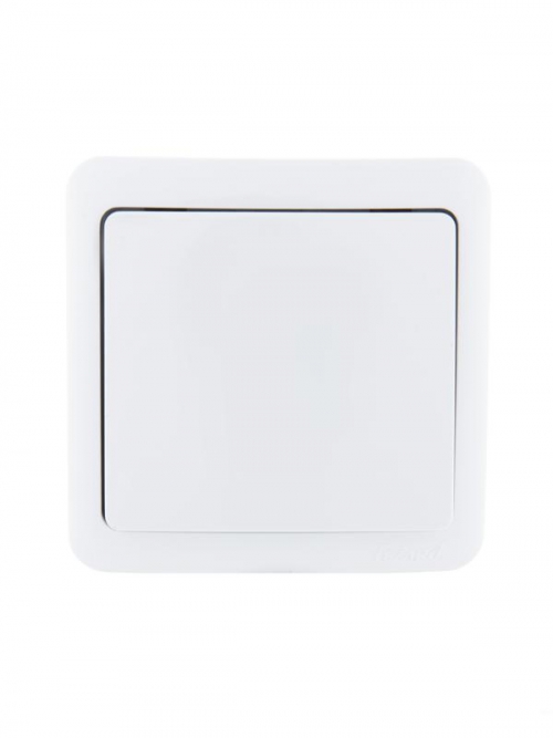 Выключатель 1-кл. 1п ОП Viola 10А IP20 бел. LEZARD 751-0200-100 751-0200-100