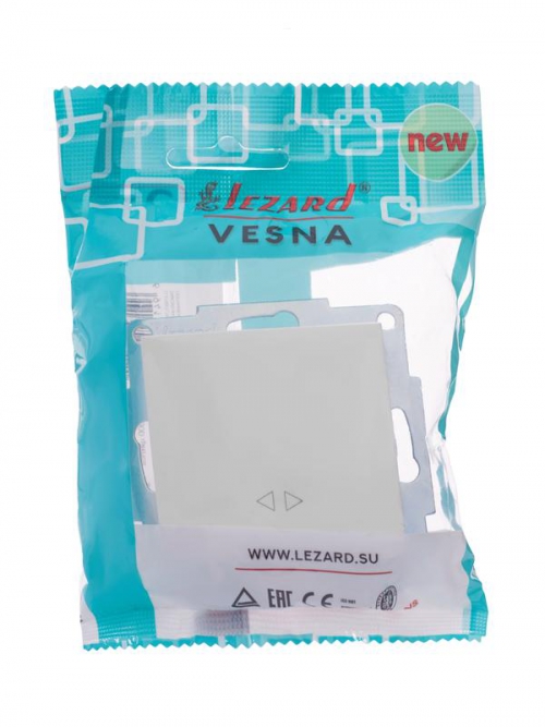 Выключатель промежуточный 1-кл. СП Vesna механизм бел. LEZARD 742-0288-107 742-0288-107