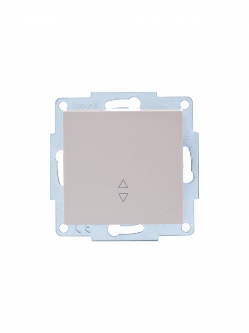 Переключатель проходной 1-кл. СП Vesna механизм крем. LEZARD 742-0388-105 742-0388-105